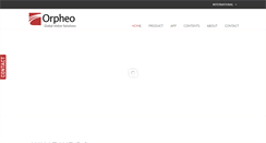 Desktop Screenshot of orpheogroup.com