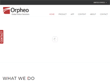 Tablet Screenshot of orpheogroup.com